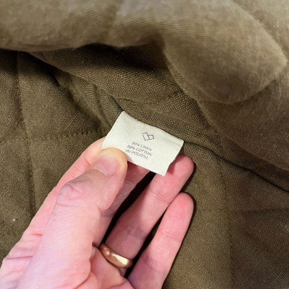 Micaela Greg polyfill quilted jacket in green/cedar size small - Picture 4 of 13